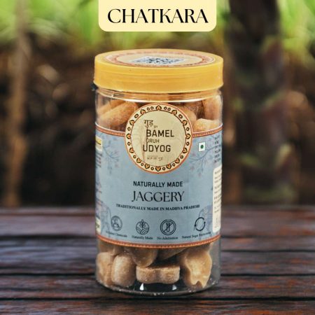 Natural Chatkara Jaggery - Masala Jaggery - Desi Gud