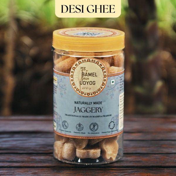 Naturally Made Desi Ghee Jaggery Cubes 700 gm